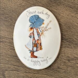Holly Holly Hobbie Inspirational Plate